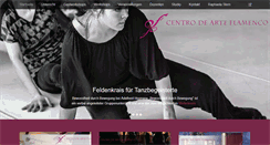 Desktop Screenshot of centroflamenco.de